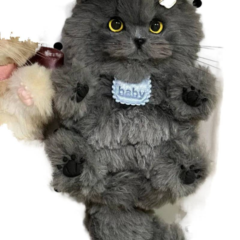 可爱扭扭棒高颜值猫咪手工diy编织材料包桌面摆件包包挂件送朋友|undefined