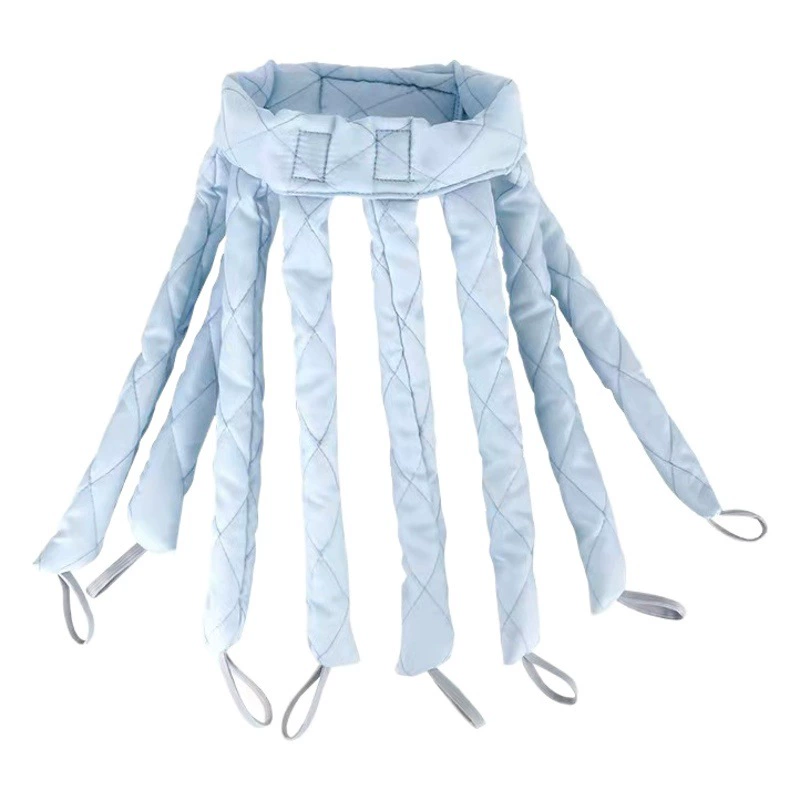 Съемная фен-плойка на липучке с восемью захватами для создания крупных локонов, без нагрева, не повреждает волосы, ленивый фен-плойка из губки.