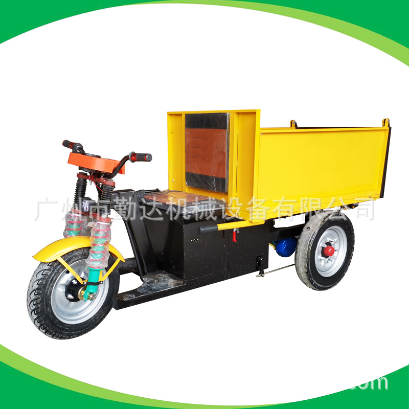 广州市花都区勤达工地混凝土水泥运输车散料短途用电动货运三轮车