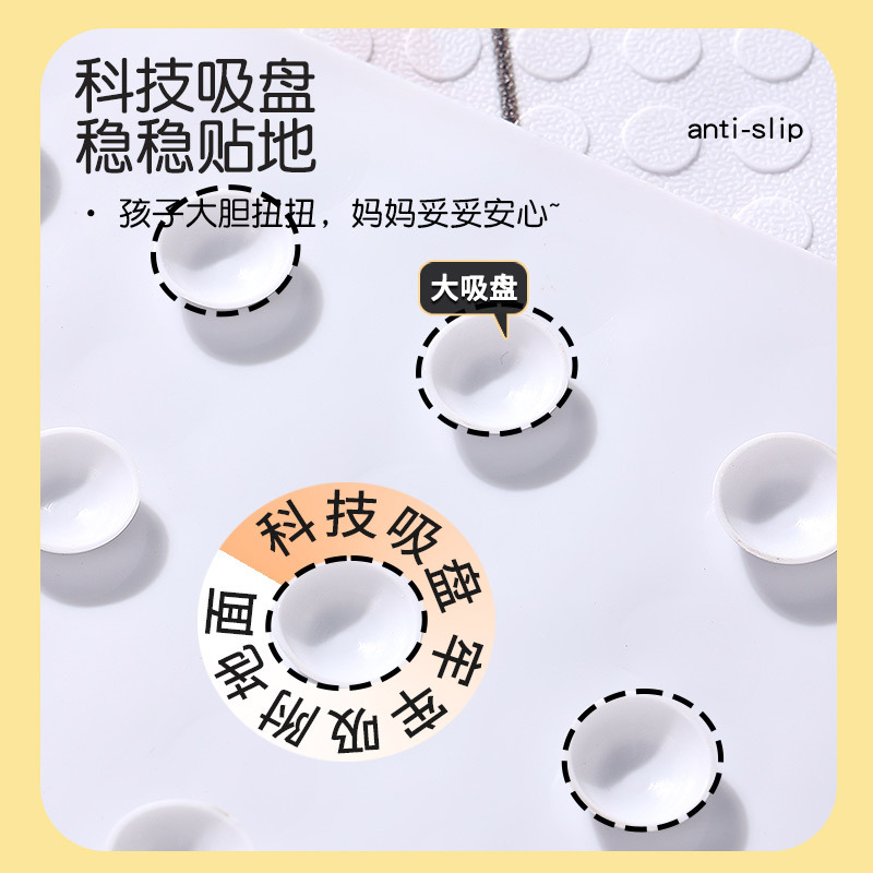 almohadilla antideslizante para baño infantil almohadilla de suelo para baño especial anticaídas ventosa para pies almohadilla de ducha impermeable