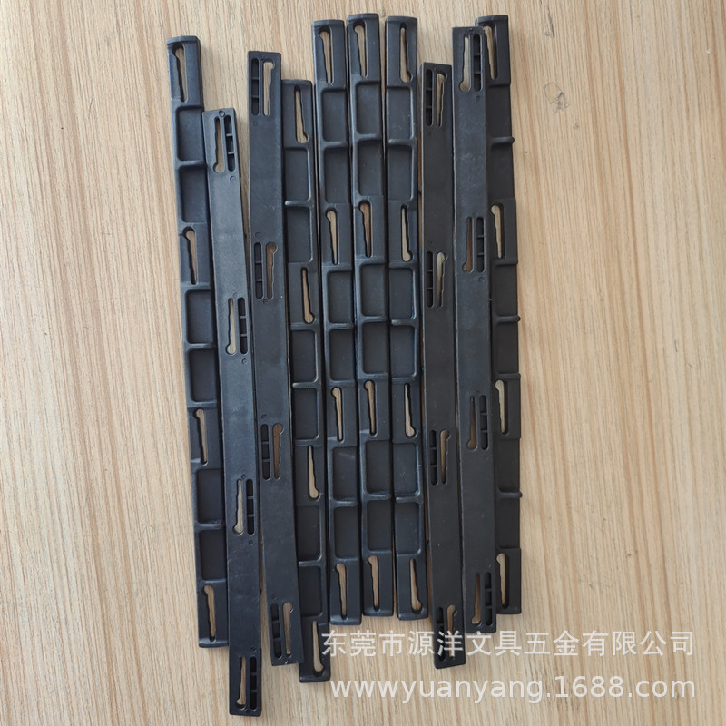 4孔压纸器塑料4孔压条夹子配件装订文件的活页夹子配4孔夹的压条