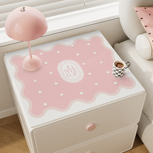 Bedside Table Cushion Light Luxury Advanced Sense Waterproof Anti-scalding No-Washing Desktop Table Top Protection Mat Washing Machine Dust Cover Cloth