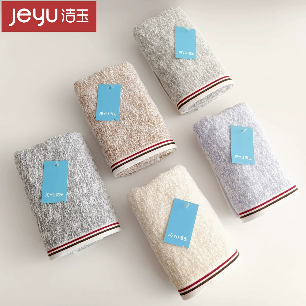 洁玉 Тowel Bamboo cotton soft water-absorbing home face towel Bamboo joint yarn Class A home face towel 110g