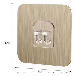 Seamless patch acrylic strong adhesive hook stickers storage rack stickers transparent brushed punch-free buckle accessories