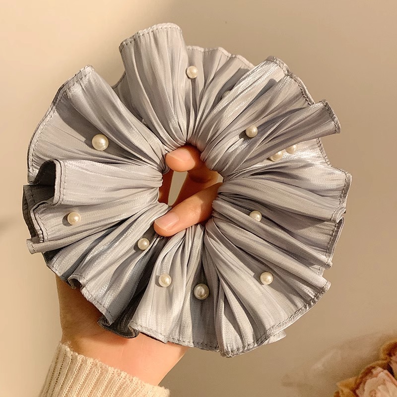 Encaje retro francés, diadema de intestino grueso, mujer 2025, nuevo estilo, cuerda para el cabello, banda de goma, lazo, dulce cuerda para el cabello, accesorios para el cabello