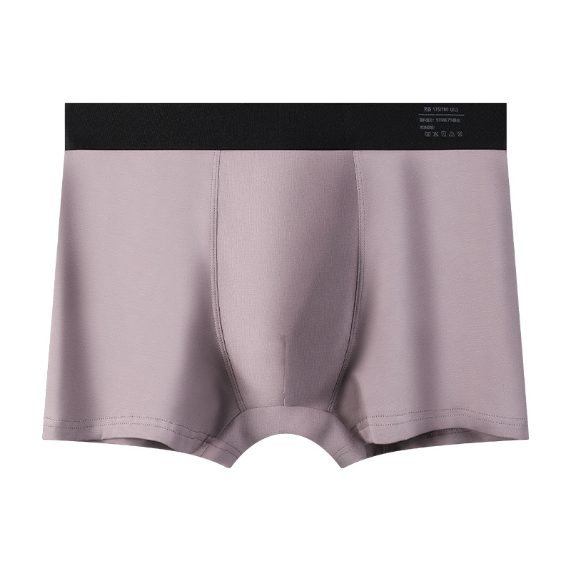 Pantalones interiores de algodón para hombres, verano transpirable 10A antibacteriano, cómodo color sólido, negocios juveniles, pantalones cortos grandes para hombres