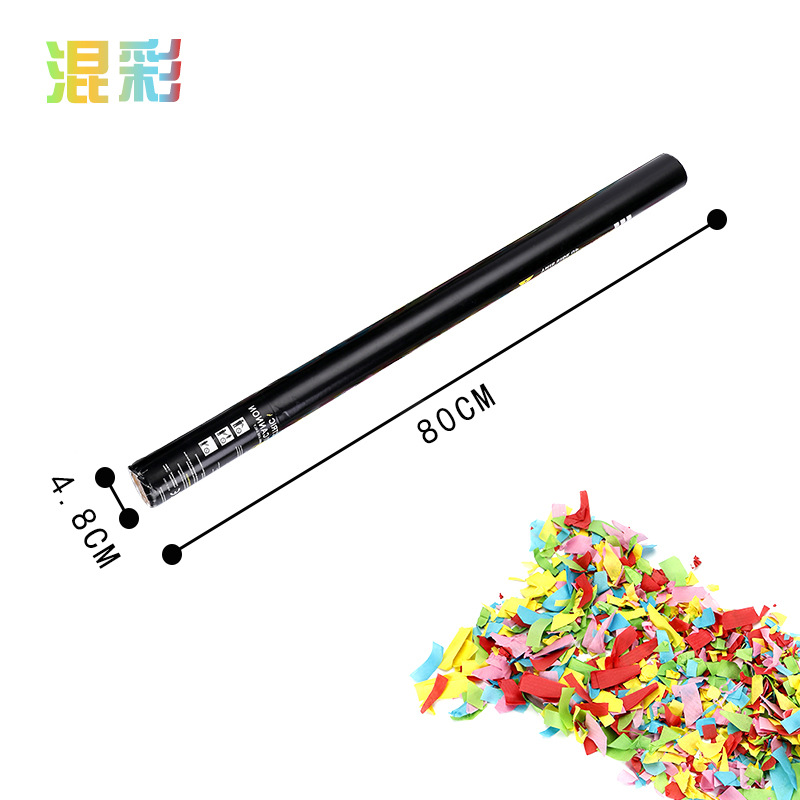 Barra electrónica regalo de boda flor retardante de llama color papel discoteca bar regalo tubo festivo pistola consumibles