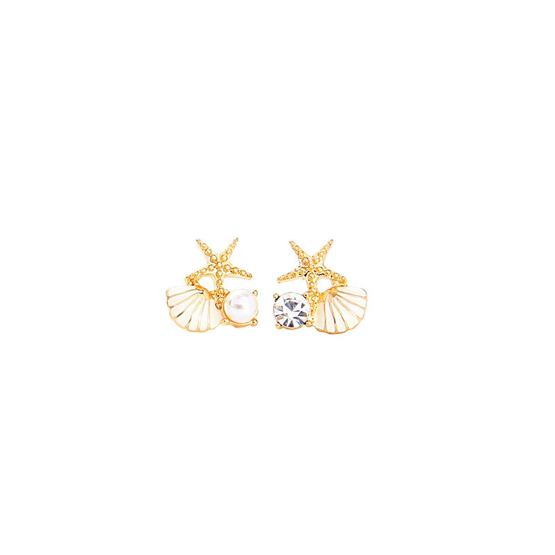 Серебряная игла, креативные асимметричные серьги из жемчуга, серебро 925 пробы