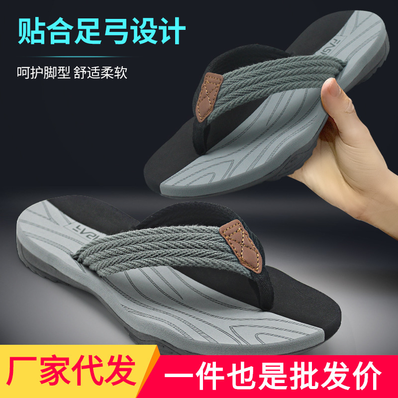 2025 New Cross-Border Style Unisex Soft-Soled Flip-Flops, Fashionable Couple Style, Outdoor Men's Flip-Flops, Casual Beach Sandals 2025 New Cross-Border Style Unisex Soft-Soled Flip-Flops, Fashionable Couple Style, Outdoor Men's Flip-Flops, Casual Beach Sandals