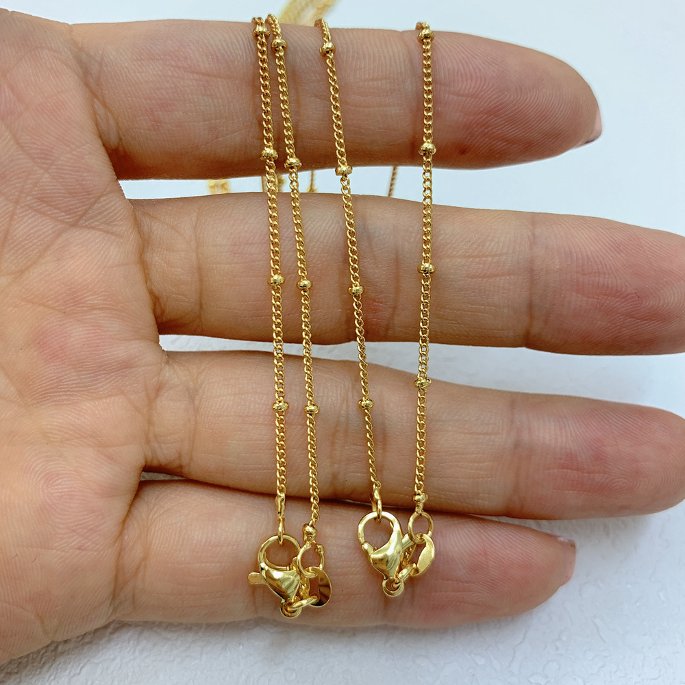 Solid Color Pattern Plating Design Fashion Solid Color Copper Plating Jewelry Accessories