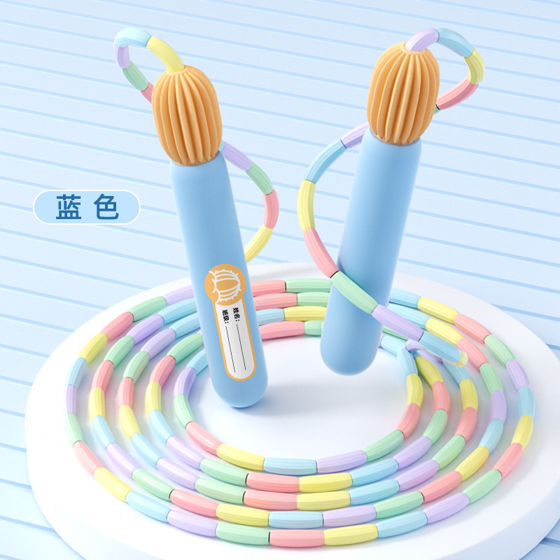 严选竹节儿童跳绳6-12岁初学者小学幼儿园专用可调节签名儿童跳|undefined