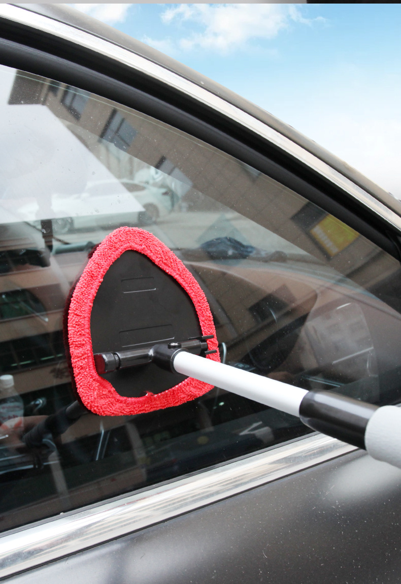 Car Cleaning Brush, Retractable Microfiber Car Brush, Car Window Defrosting and Defogging Wipe, Car Windshield Cleaning Brush