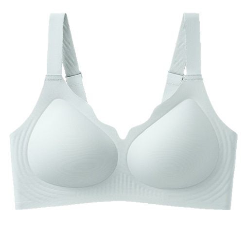 Gran cinturón de hombro de soporte suave ropa interior damas sin marcas sin anillo de acero sujetador de colateración anti-caída integral sujetador de copa fija