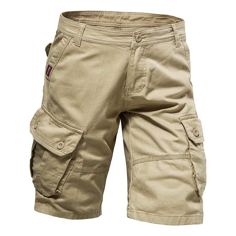 Summer new shorts, loose cotton cropped men's workwear, casual pants, and more middle-aged_voghion.com