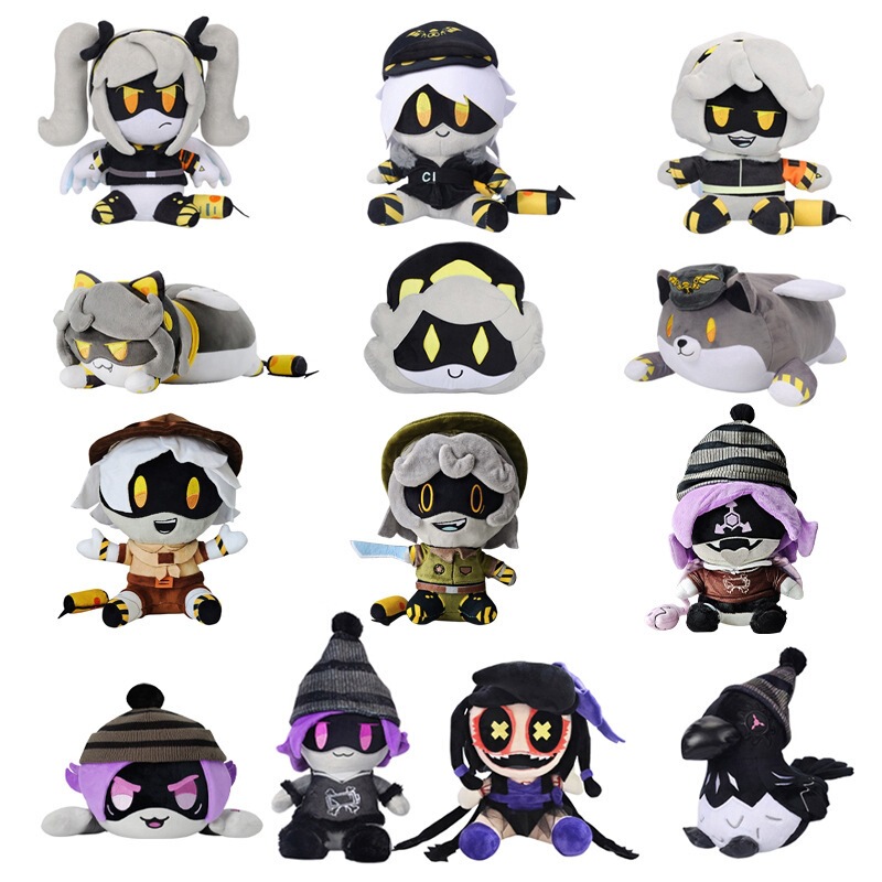 Cross-border best-selling inanimate little girl anime-themed plush toy, sleeping cat plush, cute crow plush toy Cross-border best-selling inanimate little girl anime-themed plush toy, sleeping cat plush, cute crow plush toy