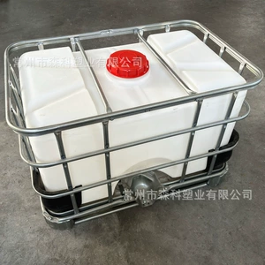 250 л тонны ствола IBC Container Barrel 250 -литровый IBC Barrel 250 кг квадратный ствол с рамой 250 кг Химическая упаковка ствола