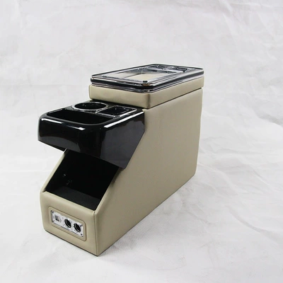 Freed modified storage – Armrest box - upgraded-with-usb-beige
