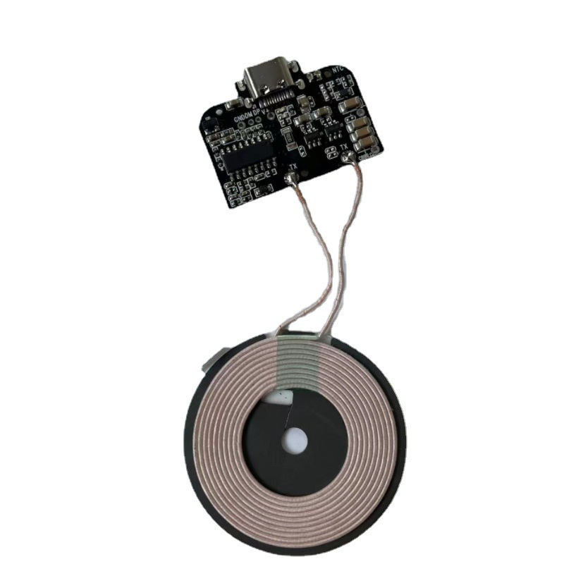 15瓦快充发射器电路板嵌入式手机无线充电板PCBA方案线圈快充方案