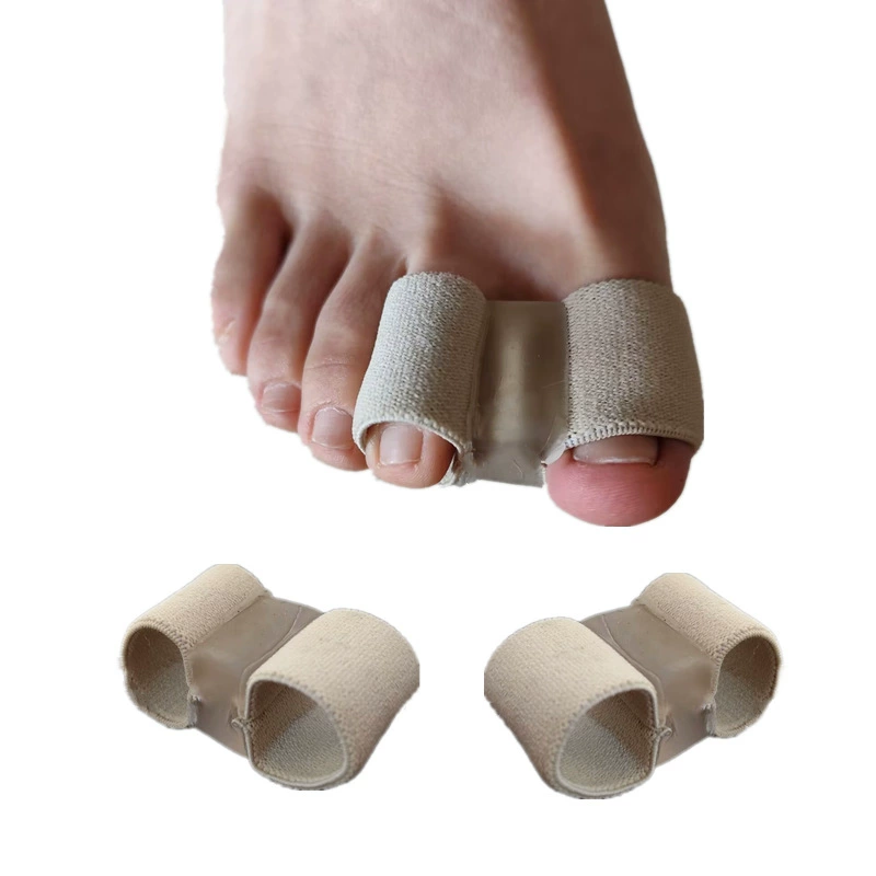 Разделитель для пальцев ног с двойным отверстием, мягкий SEBS, для мужчин и женщин, с двойным отверстием для большого пальца и перекрывающимися костями.