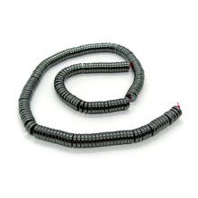 黑胆石圆片散珠2/3/4/5/6/8/10/12mm串珠DIY配件饰品隔珠批发