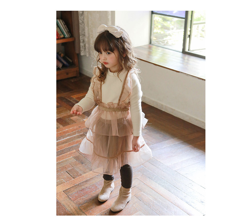 杏粉蓬蓬紗裙褲_06