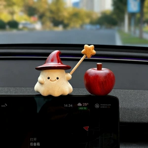 26 new car accessories【Cast a spell for a safe journey】Screen and center console decorative interior items