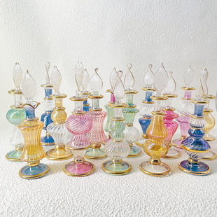 Egypt Perfumery Bottle Handmade 7-8cm Perfumery Bottle Glass Bottle Decorations Souvenirs