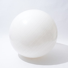厂家直供 白色瑜伽加厚防爆健身球 65cm 正品PVC材质