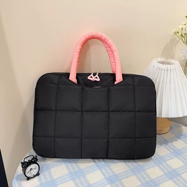 2025 New Style Briefcase Handbag for Men and Women, Water-Resistant Conference Document Bag, Office Study and Training Bag