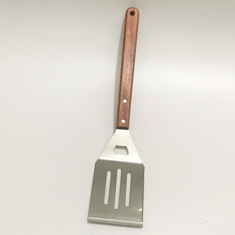 Espátula de cocina multifuncional modelo 909 para filete plancha pescado escamas y abrebotellas venta directa de fábrica