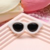 Big resin, sunglasses, cream handle with accessories, phone case, jewelry, new collection, 4cm, handmade