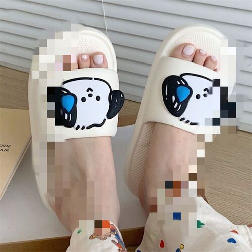  New Home Panda Slippers for Couples Cute Cartoon Soft-soled One-Flop Dormitory Indoor Non-Slip Shoes for Girls