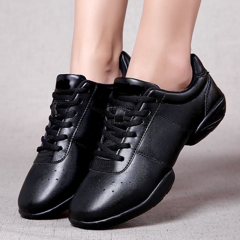 Grupo competitivo aeróbicos zapatos blancos zapatos de fitness deportes porristas zapatos de entrenamiento de las mujeres zapatos de competencia de fondo suave niños