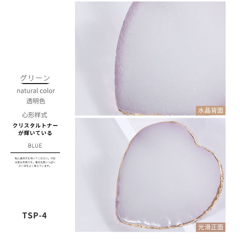 Transfronteriza belleza paleta resina ágata decoración dorada paleta pintada herramientas de tablero de exhibición de uñas al por mayor