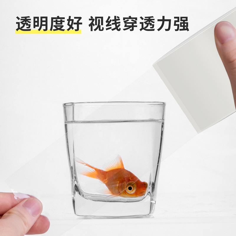 Tape adhesiva transparente de la caja entera gruesa gran rodillo empaquetado sellador adhesivo de alta viscosidad e-commerce no es fácil de romper