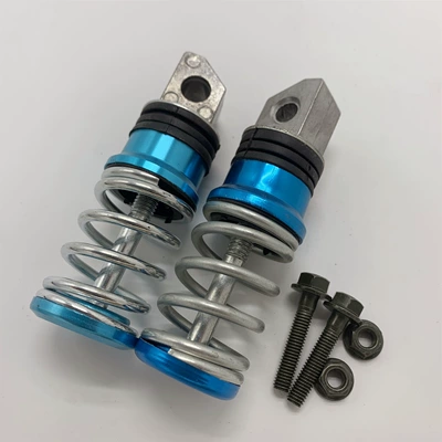 Electric vehicle pedal – foot-resting rice color second generation third - little-turtle-king-spring-pedals-blue-including-screws