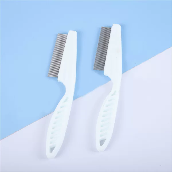 Pet Flea Removal Comb Hair Removal Teeth Steel Needle Comb Dog Cat Comb Flea Comb Beauty Comb Cleaning Accessories