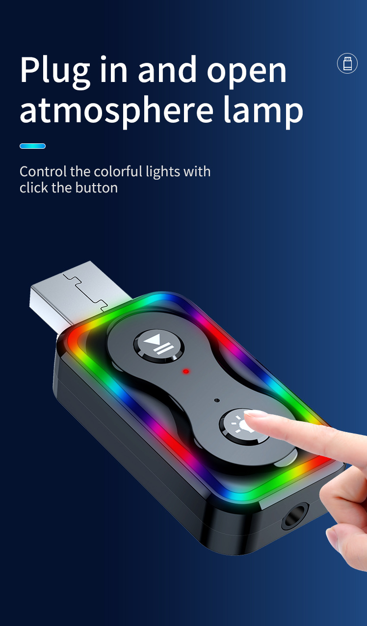 Q1 Bluetooth Fm Transmitter Receiver 4S Store Supplies Wholesale Car Show Promotional Items Wish Independent Station Cross-Border Supply
