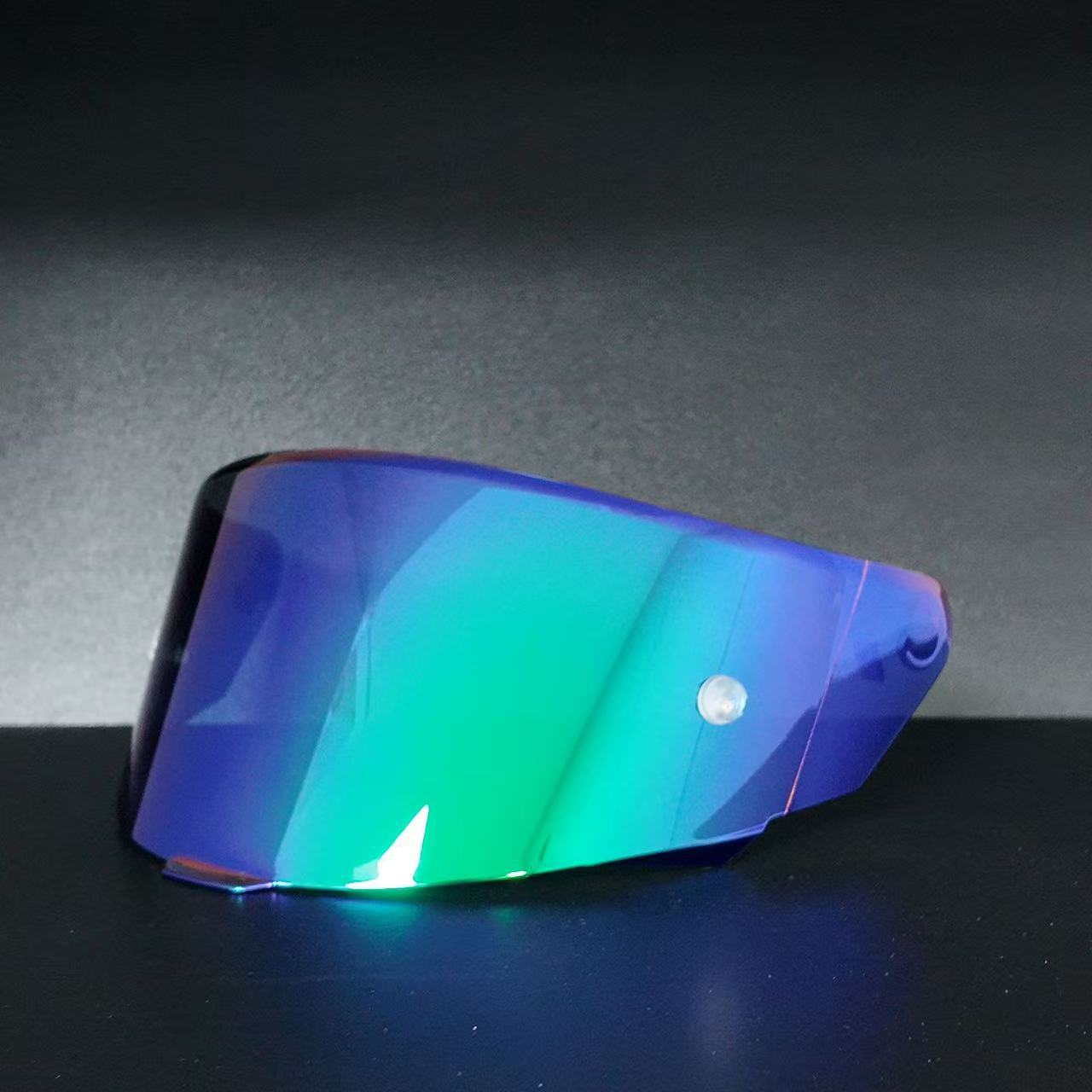 Motorcycle Helmet Lens Riding Windproof Suitable for Kyt Full-Face Helmet Lens Electroplating Lens