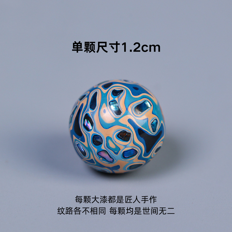大きな漆ビーズ 12 ミリメートル螺鈿ルースビーズメーカー卸売ブレスレットシングルビーズ仏ビーズ DIY マルチ宝ブレスレットアクセサリー|undefined