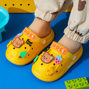 Children's Slippers Cave Shoes Girls' Baby's Summer Indoor Bath Cute Sandals and Slippers for Boys and Children Beach Shoes