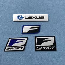 适用雷克萨斯凌志车贴CT200ES RX NX改装F SPORT金属车标铭牌铝标