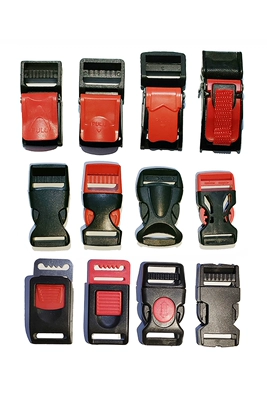 Helmet accessory buckle, electric motorcycle helmet strap buckle, universal plastic chin strap clasp