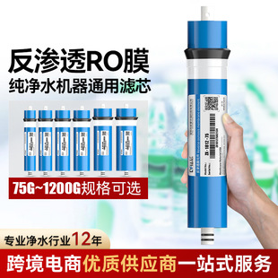 Drill Core Reverse Osmosis Membrane Ro Membrane Filter Element 10inch Universal Tap Water Filtration Household Water Purifier Accessories Water Purifier