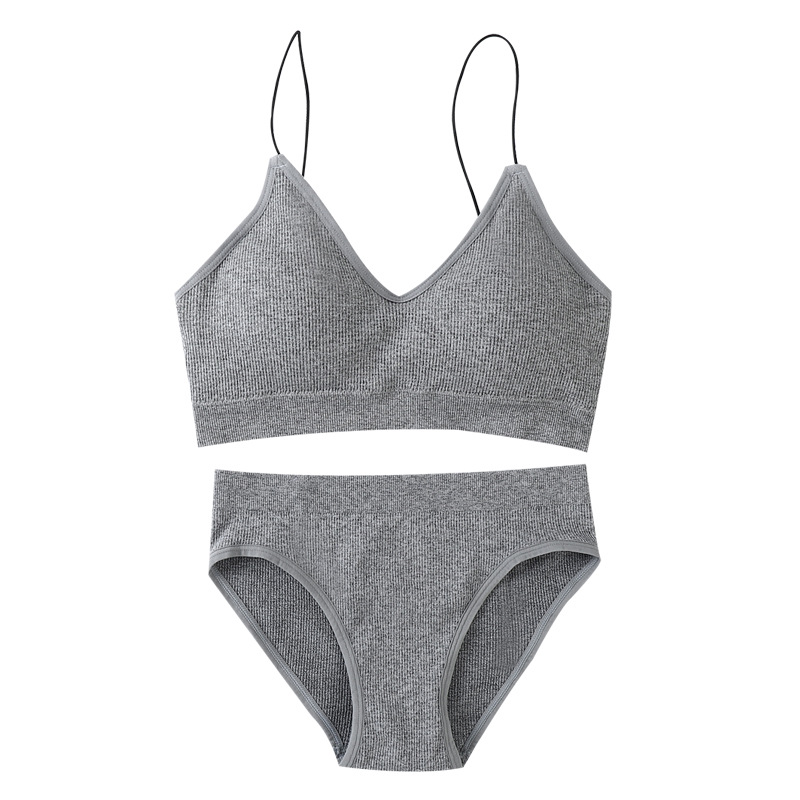 Sexy back bra desmontable cojín de pecho elástico cinturón de hombro sin anillo de acero conjunto de bra procesamiento personalizado