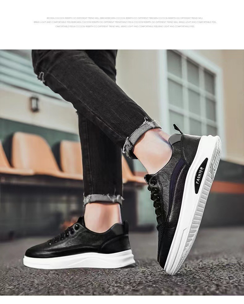Herren-Basketballschuhe, Arbeitsschuhe, Turnschuhe, Gummisohle, Fußgewölbeunterstützung, vielseitig einsetzbar, leicht zu reinigendes Schuhwerk_voghion.com