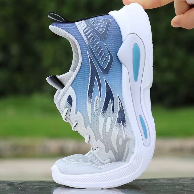 2025 nuevos zapatos de hombre de un solo pedal de primavera y verano, zapatos de hombre, zapatos deportivos casuales de malla, zapatos para correr de aumento de todo fósforo para hombre image 5