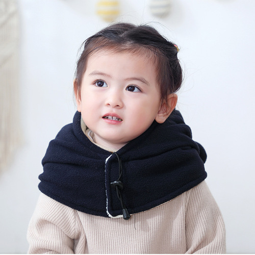 Foreign trade new hat and scarf kit cute cartoon baby warm hat Korean version winter baby hat K045