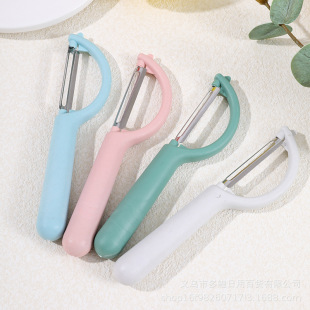 Stainless Steel Solid Peeling Knife Household Fruit Knife Peeling Artifact Kitchen Multi-Purpose Potato Peeling Knife