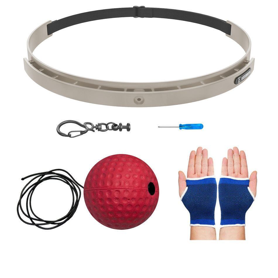 Bola de reacción de boxeo montada en la cabeza Descompresión para niños Bola de ventilación Bola de velocidad mágica Entrenamiento de habilidades para adultos Sala de fitness